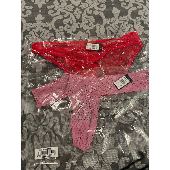 2 NWT 1X Frederick’s of Hollywood lace panties - Picture 1 of 6